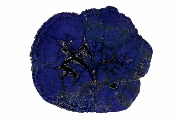Vivid Blue, Cut/Polished Azurite Nodule Slice - Siberia #209517